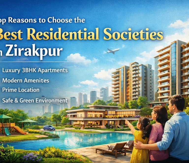 Top Reasons to Choose the Best Residential Societies in Zirakpur