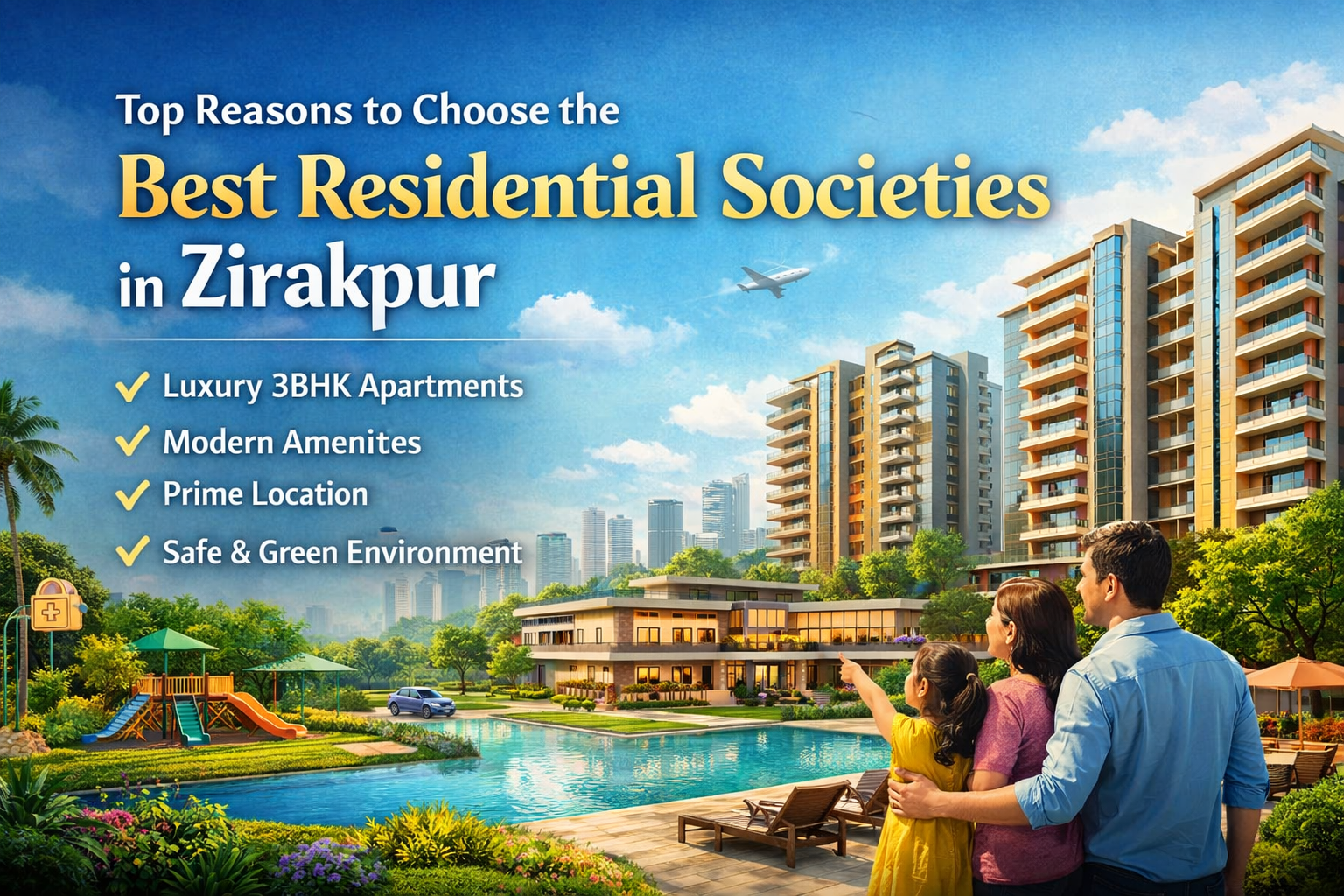 Best Residential Societies in Zirakpur